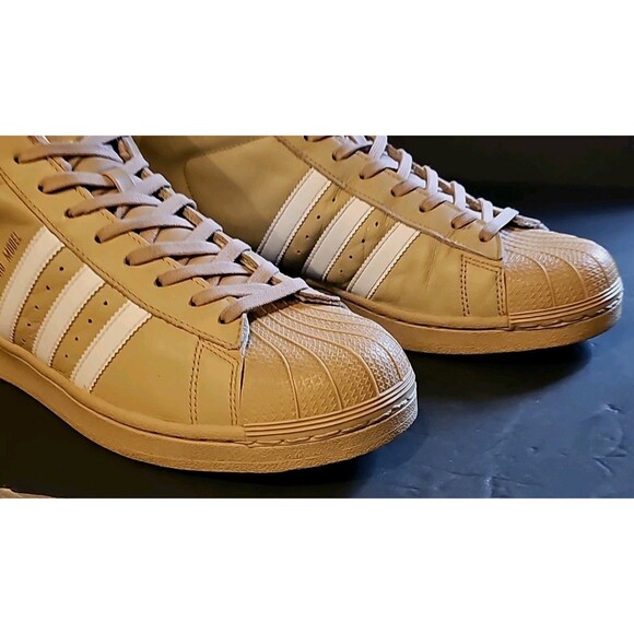 Adidas Originals Pro Model Men's Shoes Sz 10.5 Tumbleweed Khaki Hard Clam Toe - Picture 9 of 14